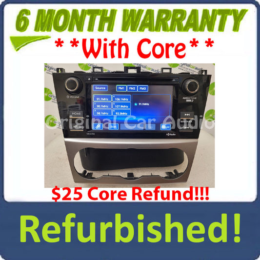 Reman 2015 Subaru Crosstrek Impreza OEM AM FM Single CD HD Radio CM785CL