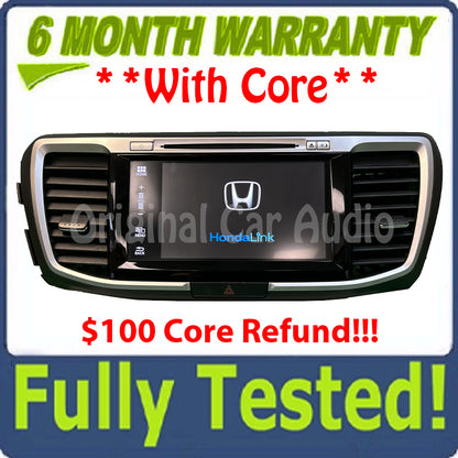 Blemished 2017 Honda Accord Hybrid Touring AM FM Radio Display Screen