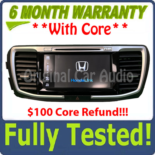 Blemished 2017 Honda Accord Hybrid Touring AM FM Radio Display Screen