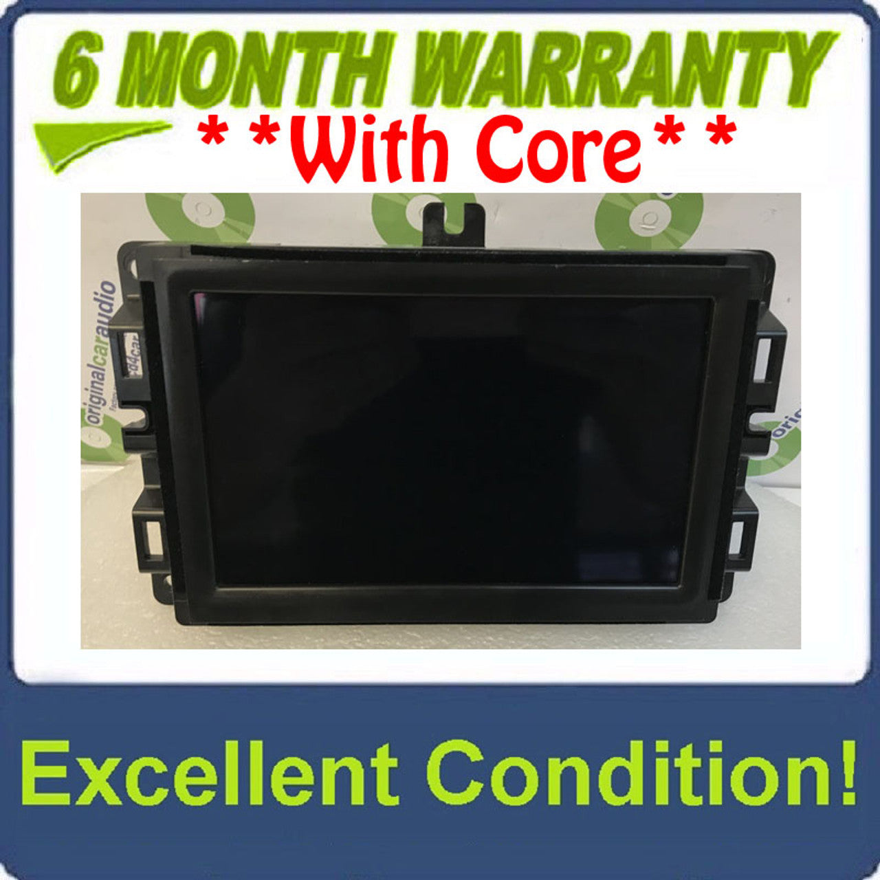 2017 - 2020 Jeep Cherokee OEM 7' Media Display Screen AM FM Radio Receiver