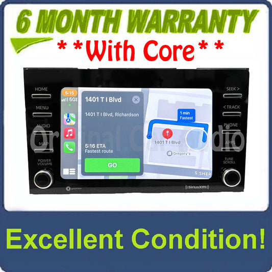 2021 - 2022 Toyota Camry Corolla OEM Navigation 7" Touch Screen Receiver