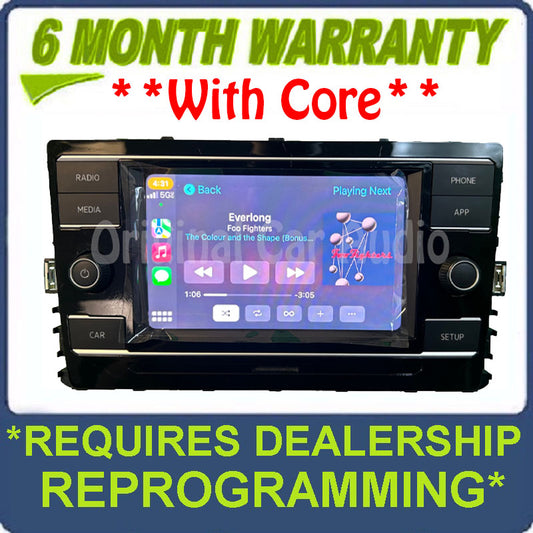 2019 Volkswagen Jetta OEM 6.5" Touchscreen Multi Media Radio Receiver w/ CARPLAY