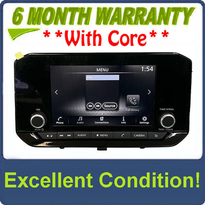 2022 - 2023 Nissan PathFinder OEM Radio Receiver Non Nav Touch Screen Display Apple Carplay Android Auto - Analog