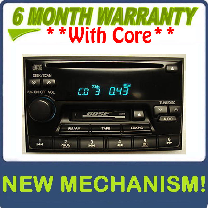New Mechanism 1995 - 2002 Nissan Maxima Pathfinder Infiniti I30 QX4 G20 J30 Radio Tape CD Player