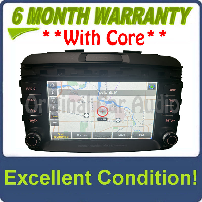 2019 - 2020 Kia Sorento OEM Harman Kardon Premium Sound UVO Touch Screen Multi Media Car Play Bluetooth Radio Receiver