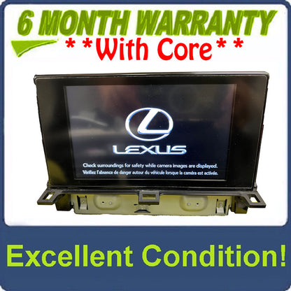 2013 - 2017 Lexus CT200H OEM 7" Radio Navigation Info Information Display Screen Assembly Monitor ONLY