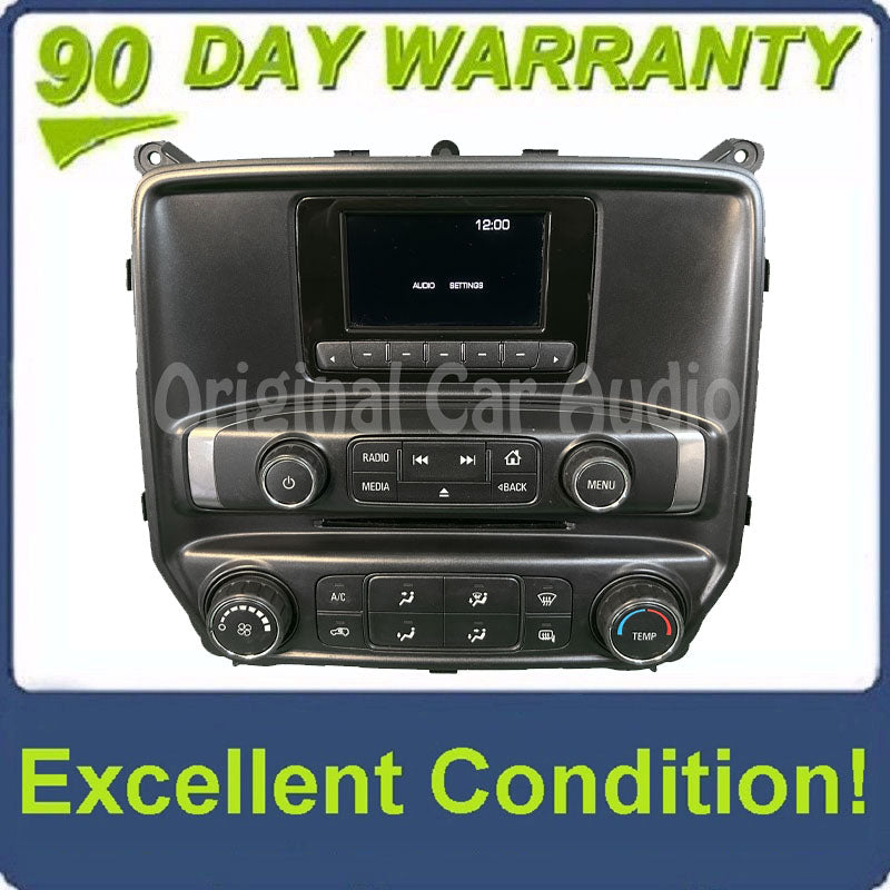 2014 - 2015 GMC Sierra Chevrolet Siverado OEM 4" Display Screen Control Panel