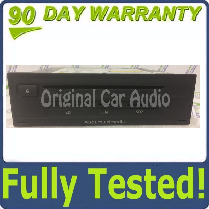2015 2016 2017 Audi Q7 OEM Multimedia SIM SD CD Player Control Unit BLEMISHED