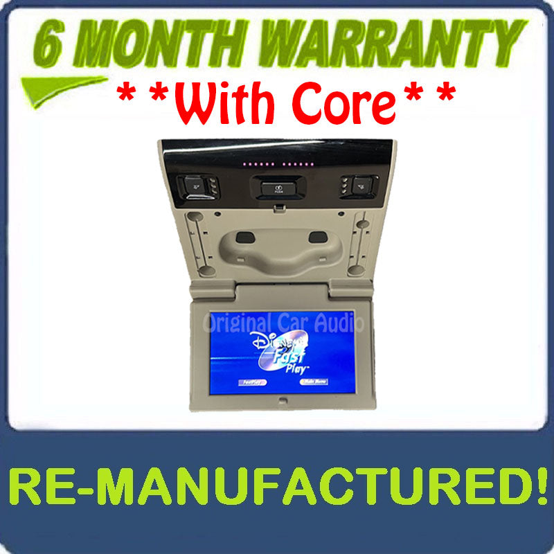 Remanufactured 2015 - 2020 Chevrolet Chevy GMC Cadillac OEM Rear Seat Entertainment DVD Display Monitor SHALE