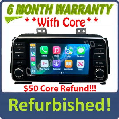 Refurbished 2021 - 2024 Nissan Kicks OEM Radio Receiver Android Auto Apple CarPlay Touch Screen Display