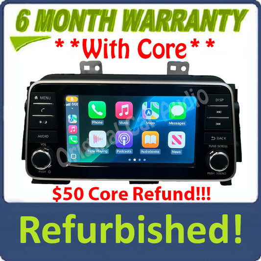 Refurbished 2021 - 2024 Nissan Kicks OEM Radio Receiver Android Auto Apple CarPlay Touch Screen Display