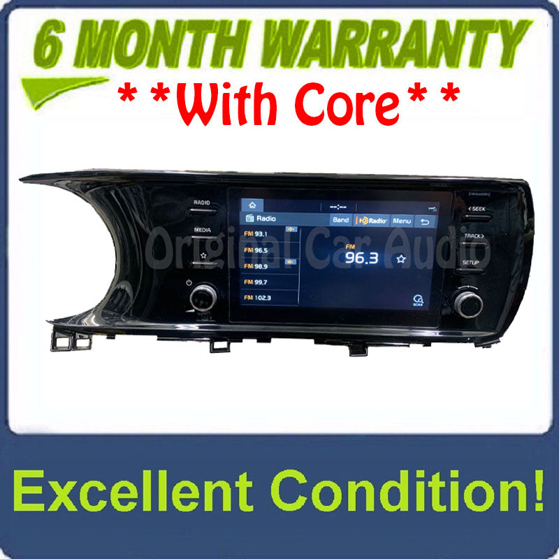 2021 - 2023 KIA K5 OEM RADIO RECEIVER 10.25" TOUCH SCREEN DISPLAY