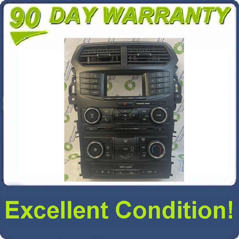 2016-2018 FORD EXPLORER RADIO CD AC CONTROL PANEL FACE PLATE ONLY OEM
