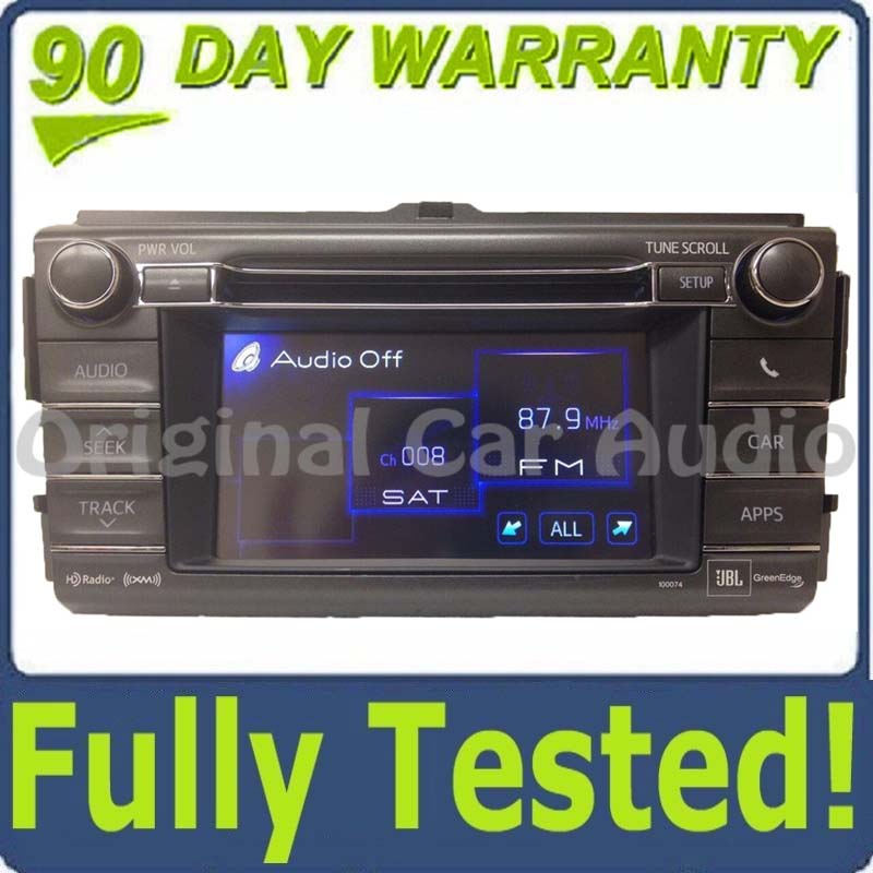 2013 - 2015 Toyota Rav4 JBL OEM AM FM Entune Touch Screen Bluetooth Unit BLEMISHED