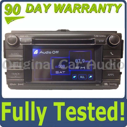 2013 - 2015 Toyota Rav4 JBL OEM AM FM Entune Touch Screen Bluetooth Unit BLEMISHED