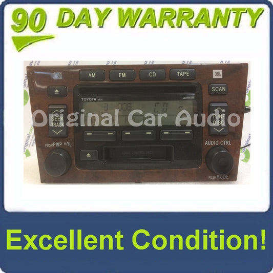 2000 - 2004 Toyota Avalon OEM JBL Single CD Player Radio Receiver 16825