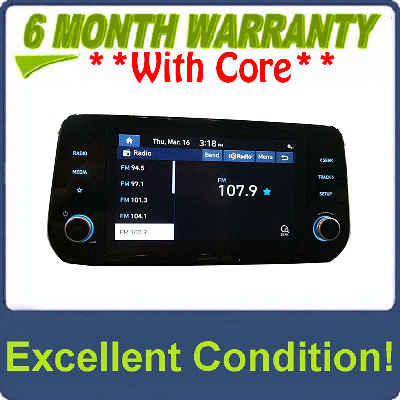 2021 - 2023 HYUNDAI Santa Fe OEM AM FM Radio media Display Screen Receiver
