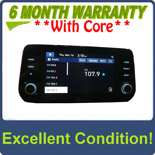 2021 - 2023 HYUNDAI Santa Fe OEM AM FM Radio media Display Screen Receiver