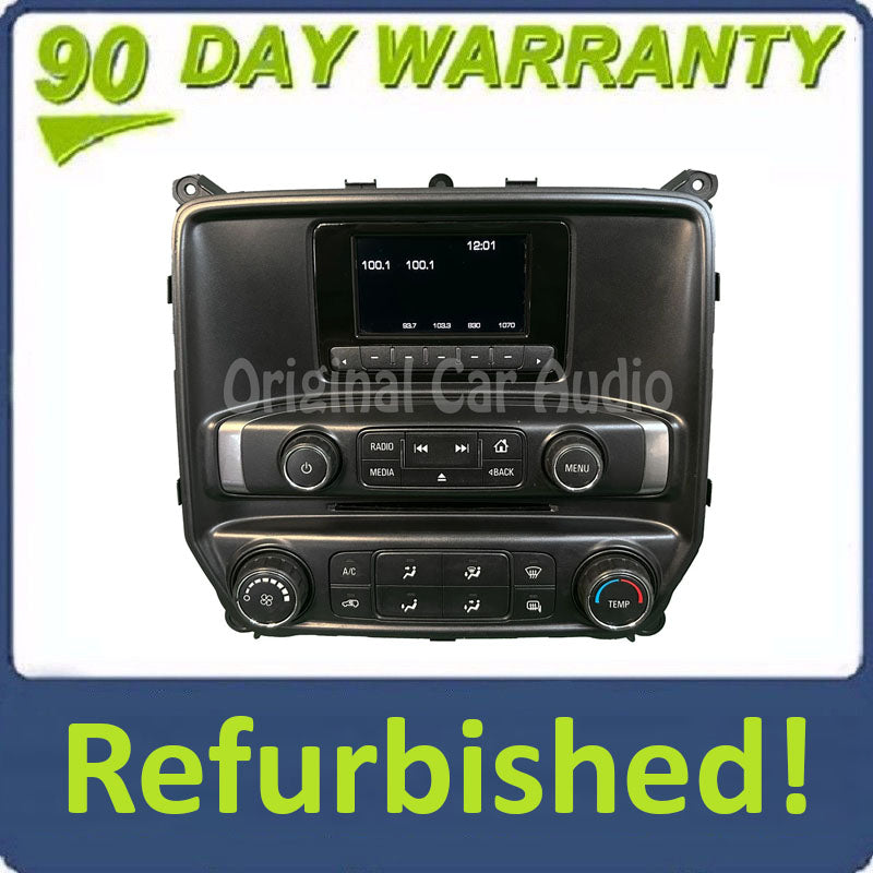 Refurbished 2014 - 2015 GMC Sierra Chevrolet Siverado OEM 4" Display Screen Control Panel