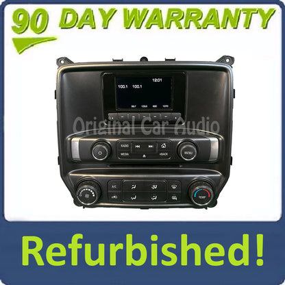 Refurbished 2014 - 2015 GMC Sierra Chevrolet Siverado OEM 4" Display Screen Control Panel