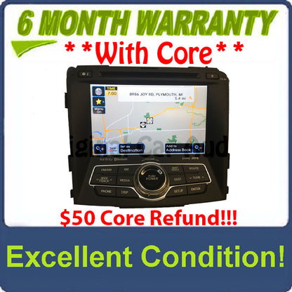 2011-2013 Hyundai Sonata Infinity GPS Navigation SAT Radio 96560-3Q806