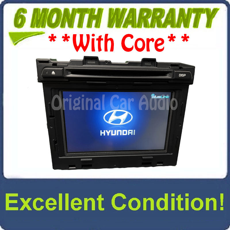 2016 - 2017 Hyundai Sonata Hybrid OEM Touch Screen Single CD Apple Carplay Android Auto Multi Media Radio Receiver