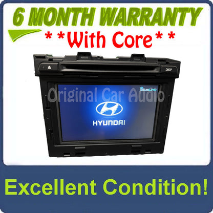 2016 - 2017 Hyundai Sonata Hybrid OEM Touch Screen Single CD Apple Carplay Android Auto Multi Media Radio Receiver