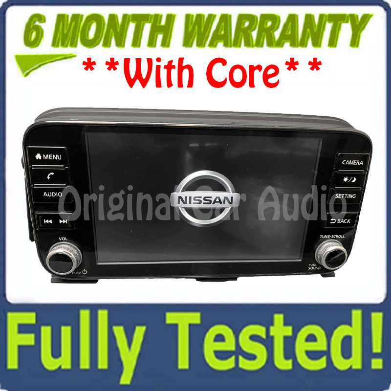 Blemished 2020 - 2024 Nissan Kicks Versa OEM Touch Screen Multi Media Bluetooth Car Play Android Auto Radio Receiver - Analog
