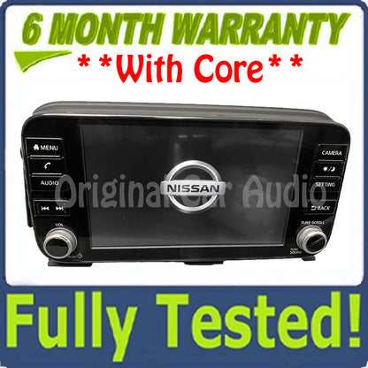 Blemished 2020 - 2024 Nissan Kicks Versa OEM Touch Screen Multi Media Bluetooth Car Play Android Auto Radio Receiver - Analog