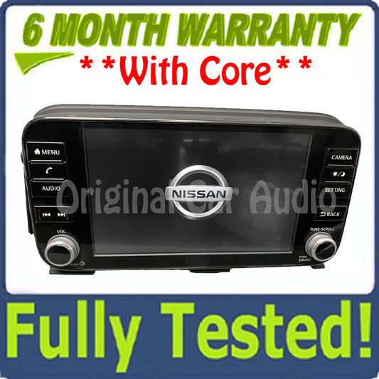 Blemished 2020 - 2024 Nissan Kicks Versa OEM Touch Screen Multi Media Bluetooth Car Play Android Auto Radio Receiver - Analog