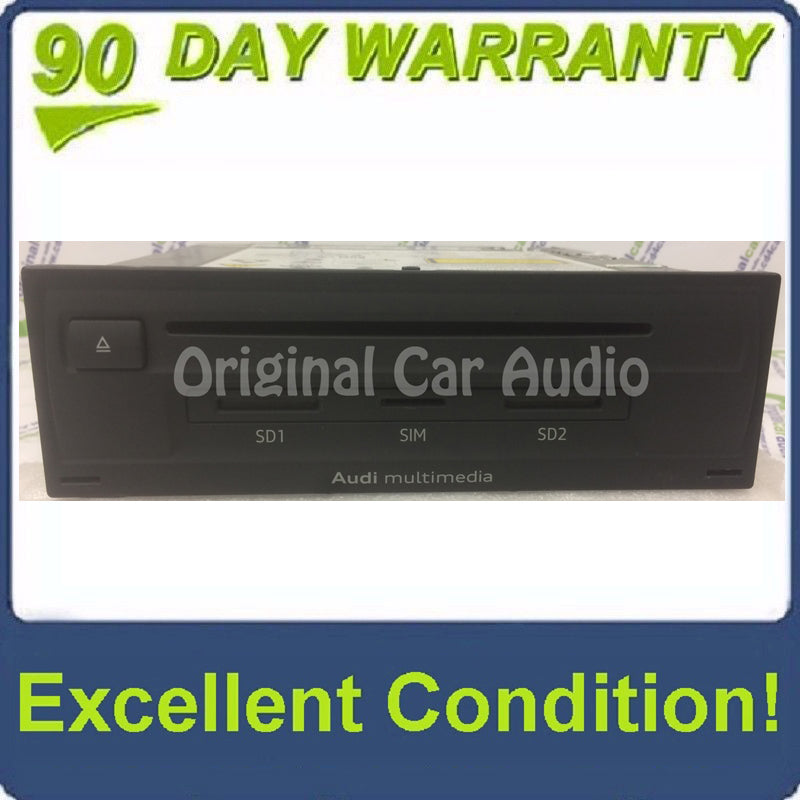 2015 - 2017 Audi Q7 OEM Sim SD slot Multimedia CD Player MIB2