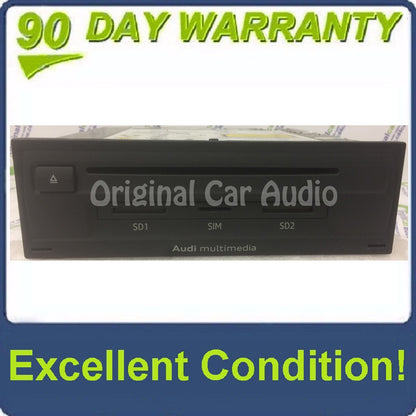 2015 - 2017 Audi Q7 OEM Sim SD slot Multimedia CD Player MIB2