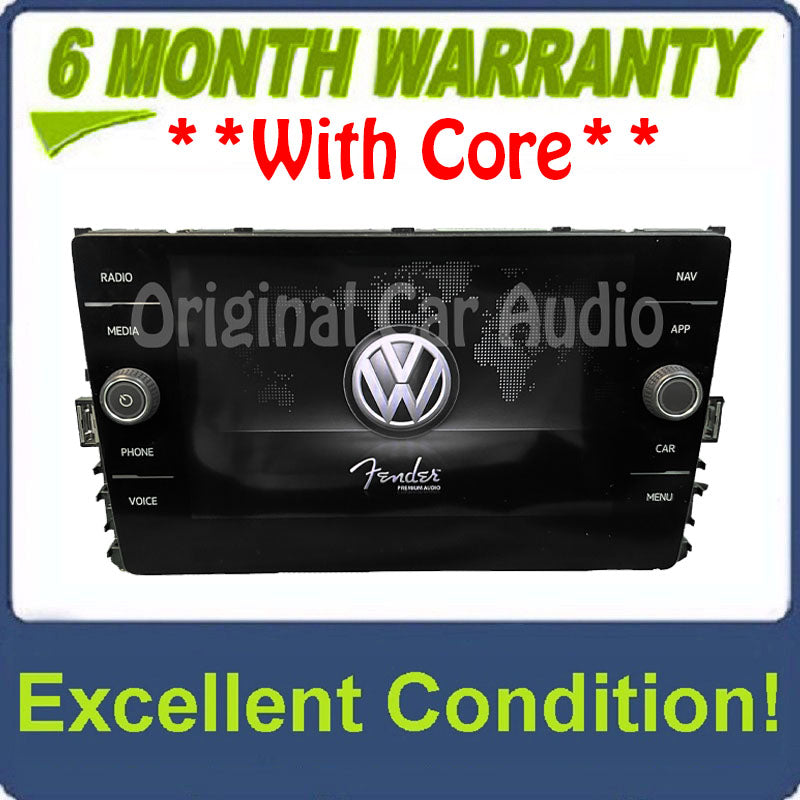 2018 - 2024 Volkswagen OEM Navigation Media Control Display Touch Screen
