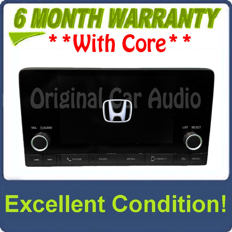 2022-2023 Honda Civic OEM Radio Receiver 7 Inch Display Screen Apple CarPlay Android Auto