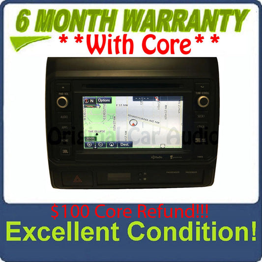 2014 2015 Toyota Tacoma OEM Entune Navigation GPS JBL Bluetooth Radio AM FM MP3 CD Player