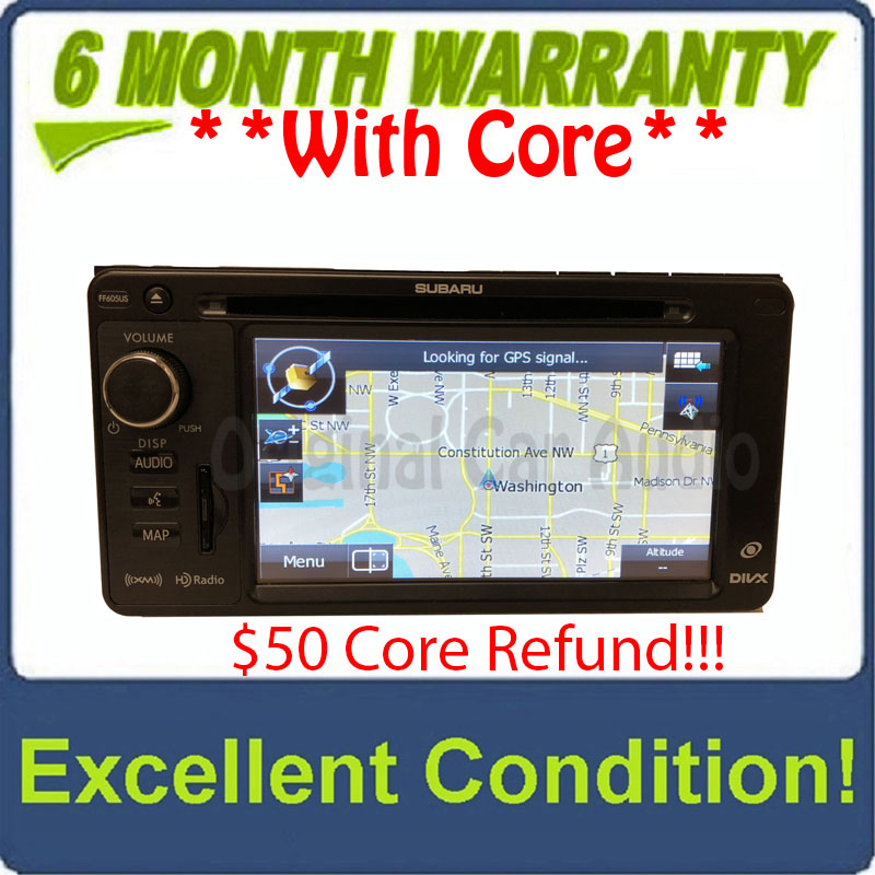 2014 - 2015 Subaru Forester OEM Touch Screen Navigation Bluetooth Radio Receiver