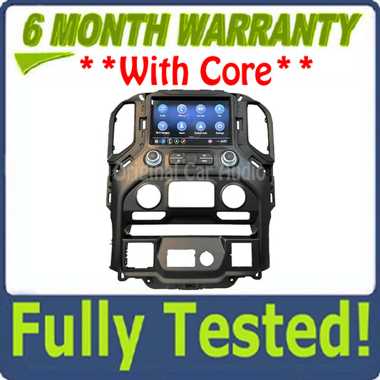 Blemished 2019 - 2023 Chevy GMC Sierra 1500 2500 3500 OEM Bezel 8" Display Screen Radio Control Panel