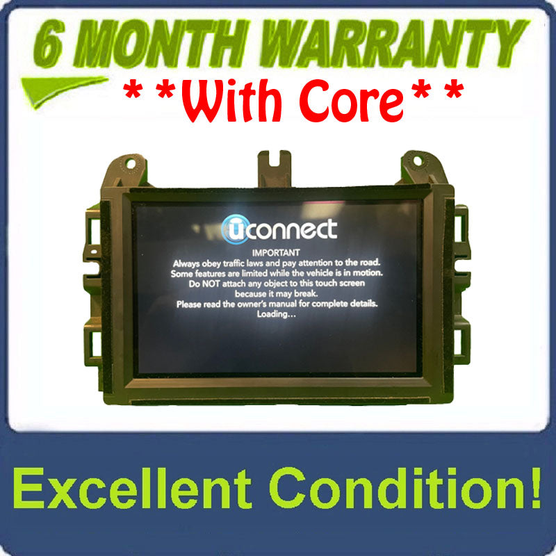 2018 - 2020 Dodge Durango OEM VP2_7 WD NA 7" UConnect Multimedia AM FM Multi Media Radio Receiver