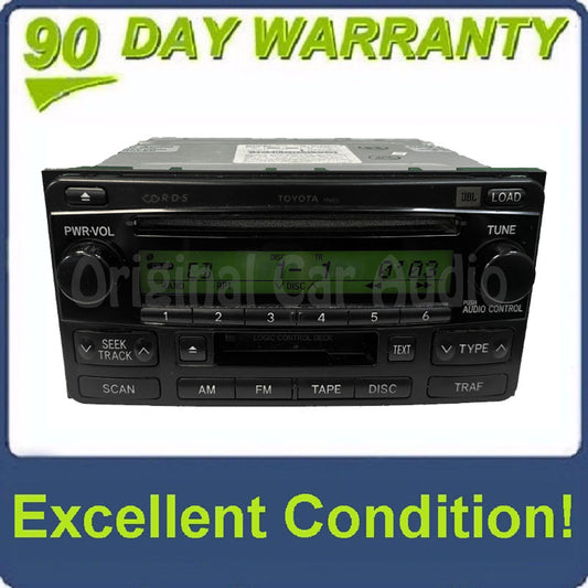 2004 - 2007 Toyota Highlander JBL RDS Radio Tape and 6 CD Changer