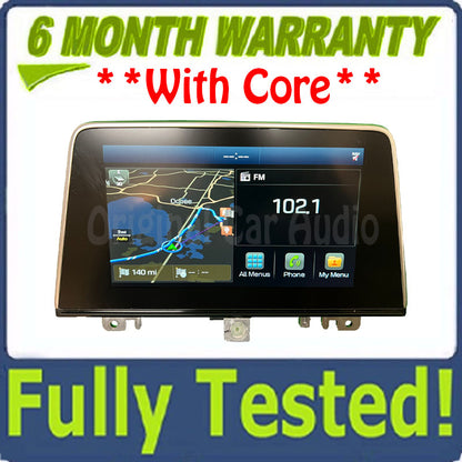 Blemished 2019 - 2022 Hyundai Genesis G70 OEM Touch Screen Radio Info Multi Media Display Monitor