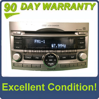 2010 - 2011 Subaru Legacy Outback OEM 6 CD AM FM Radio Receiver PE605U6