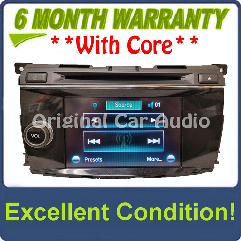 2013 - 2015 Honda Crosstour OEM AM FM XM Navigation Single CD Touchscreen Radio