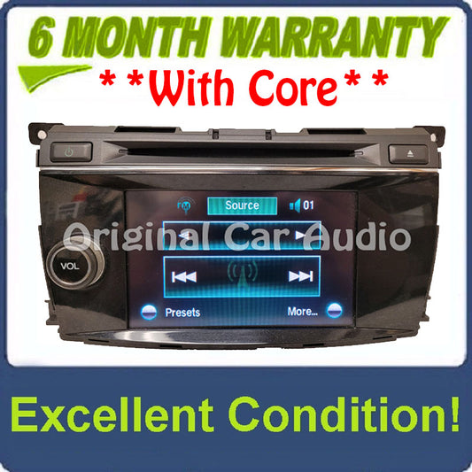 2013 - 2015 Honda Crosstour OEM AM FM XM Navigation Single CD Touchscreen Radio