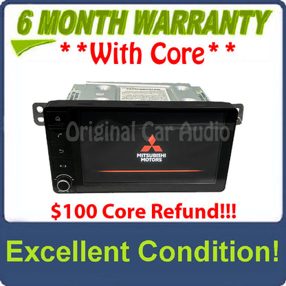2018 - 2023 Mitsubishi Mirage G4 OEM Multimedia AM FM Radio Touch Screen Receiver