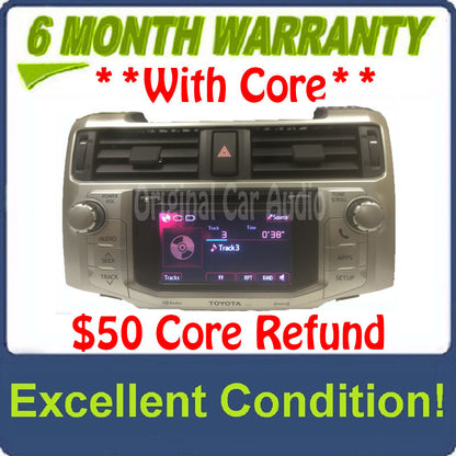 2013 2015 Toyota 4Runner OEM Touch Screen Bluetooth Radio AM FM CD Player