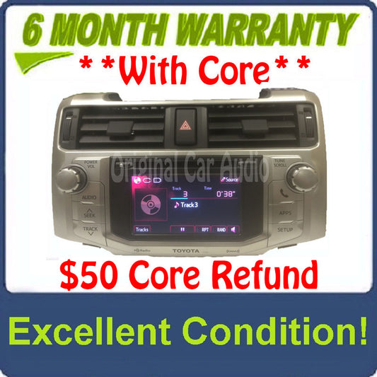 2013 2015 Toyota 4Runner OEM Touch Screen Bluetooth Radio AM FM CD Player