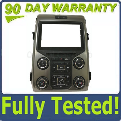 Blemished 2014 - 2015 Ford F150 OEM 8" Touch Screen Display Bezel and Radio Control ONLY GRAY