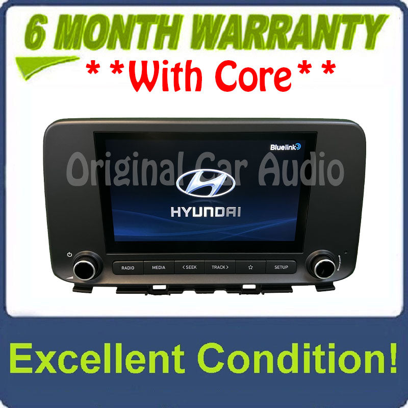 2022 - 2023 Hyundai Kona OEM Radio Media Receiver Assembly 8.5" Display