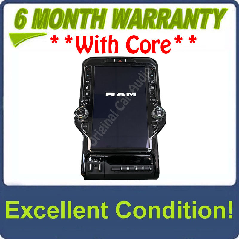 2022 - 2024 Ram 1500 OEM 12 Inch Display Uconnect Radio Media Touch Screen AC Control