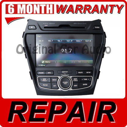 REPAIR YOUR 2013 2014 2015 Hyundai Sante Fe Navigation GPS CD Radio Touch Screen Replacement